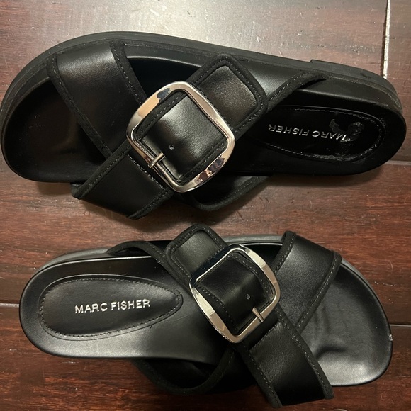 Marc Fisher Slide Sandals - Picture 1 of 5